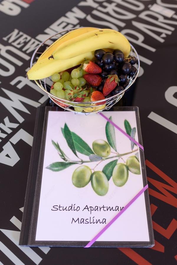 Studio Apartment Maslina Gornji Karin Quarto foto